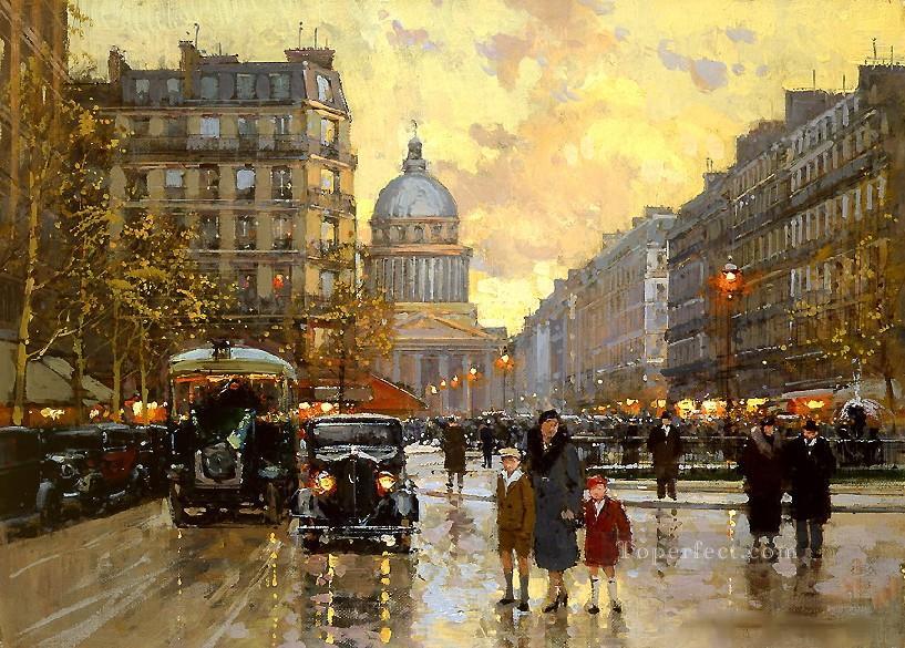 yxj040fD impresionismo escenas parisinas Pintura al óleo